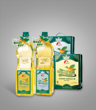 设江西仰山园油茶平面包装设计、茶叶包装设计