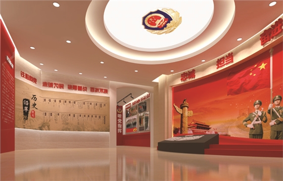 东莞武警部队荣誉室设计