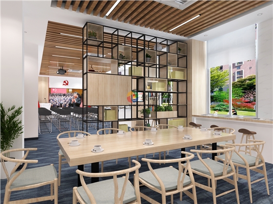 公安党建文化休闲阅览区设计 公安党建文化休闲阅览区设计