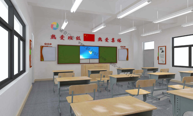 学校教室环境文化墙设计